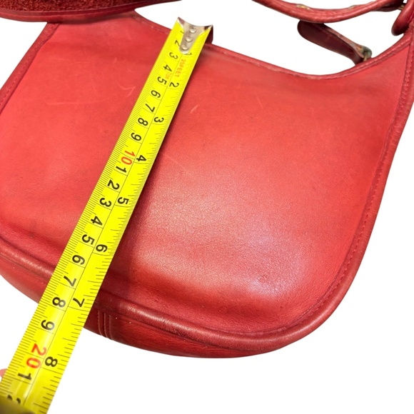 Coach vintage 9950 red leather Janice legacy messenger bag - Picture 14 of 16